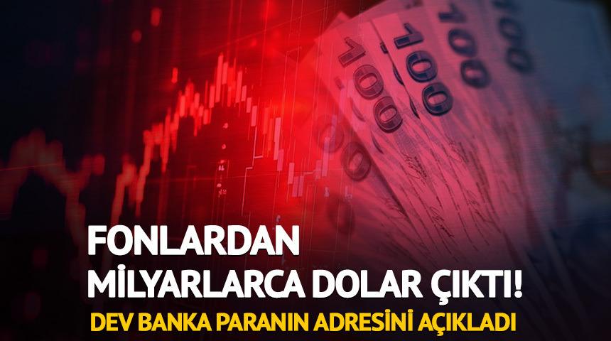 Fonlardan &ccedil;ıkan para nereye aktı? Goldman Sachs a&ccedil;ıkladı