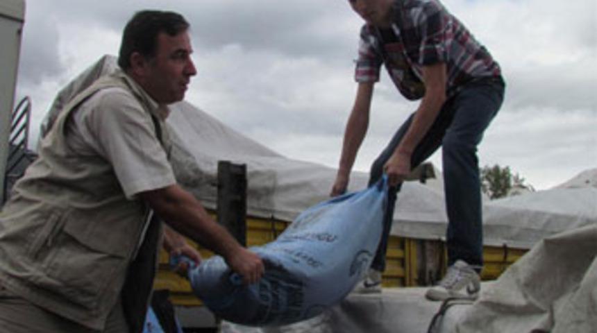 Hububat tohumları dağıtıldı