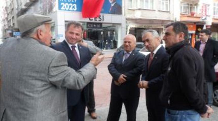 AK Parti Sinop il teşkilatından esnaf ziyareti
