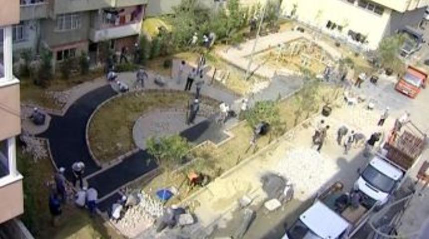 12 saatte park yaptılar