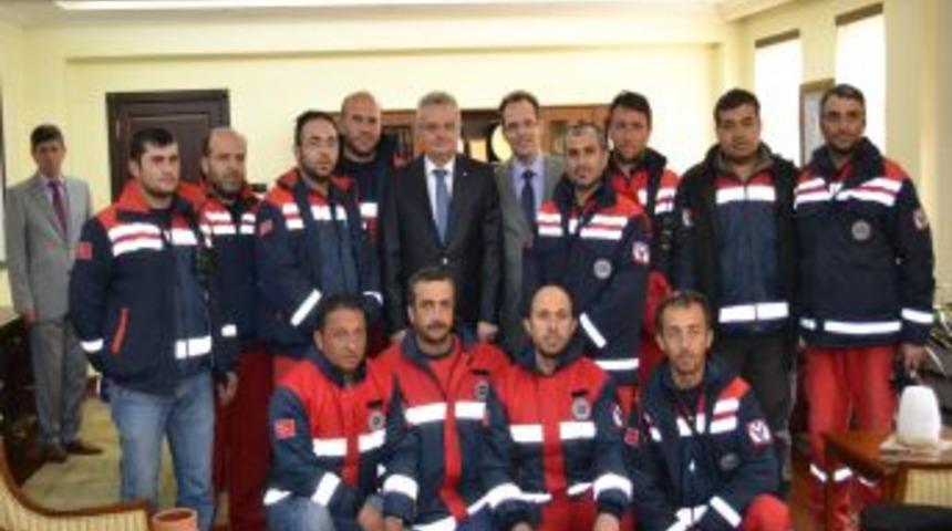 UMKE ekibi Van'dan d&ouml;nd&uuml;