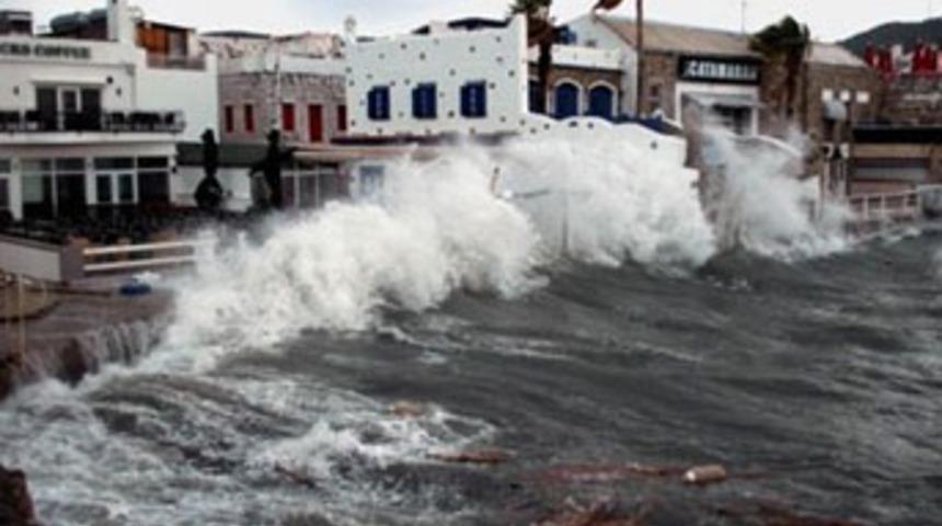 İki saatte 52 kg yağış d&uuml;şt&uuml;!