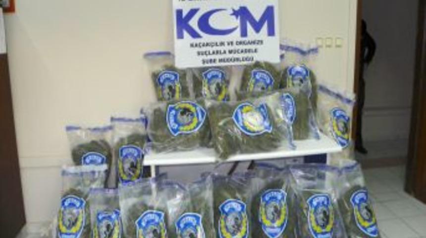 Kırıkkale'de 106.5 kilogram esrar ele ge&ccedil;irildi