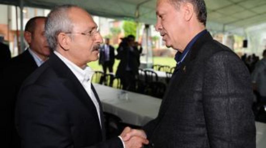 Başbakan Erdoğan, Kılı&ccedil;daroğlu&rsquo;nu taziye &ccedil;adırında kabul etti