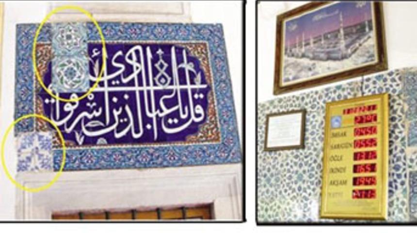 Mimar Sinan çinileri yerine mutfak çinileri!