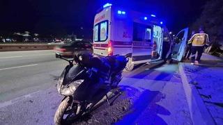 Eskişehir Çevre Yolu’nda motosiklet otomobile arkadan çarptı