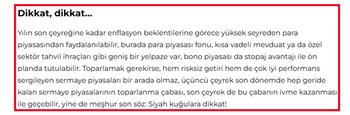 Pusula Portföy yöneticisi Serdar Pazı’nın aylar önceki yazısı gündem oldu: "Etkilerini göreceğiz" 1