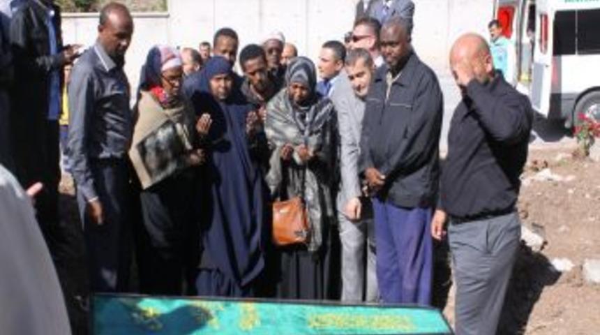 Hayatını kaybeden yaralı Somalili, Ankara'da toprağa verildi