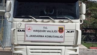 Şasesi değiştirilmiş tır yol kontrol&uuml;nde yakalandı