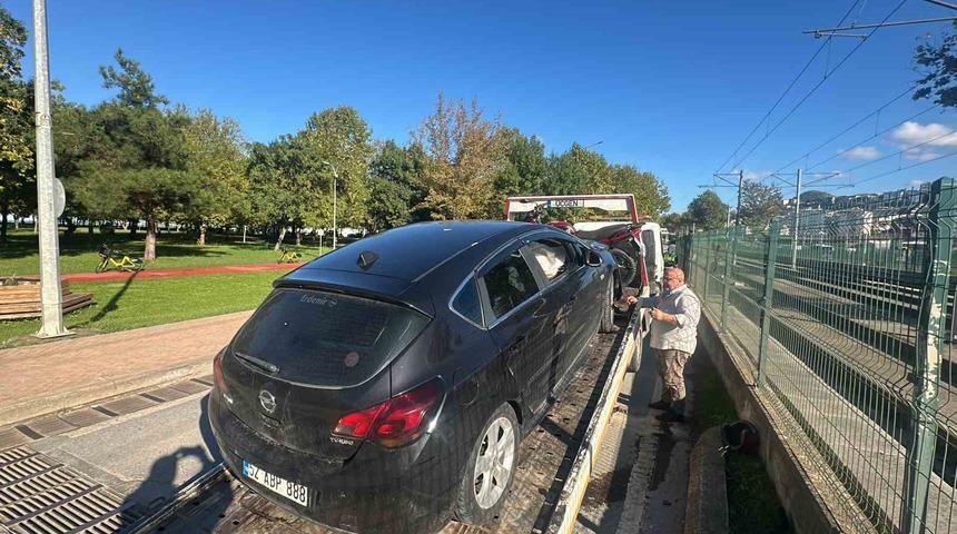 Samsun&rsquo;da otomobil ile motosiklet &ccedil;arpıştı: 2 yaralı