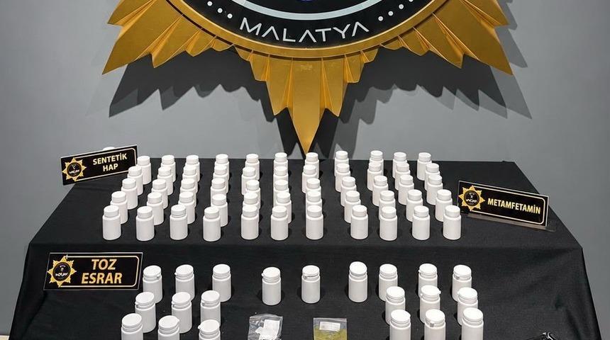 Malatya&rsquo;da uyuşturucu operasyonu! G&ouml;zaltılar var