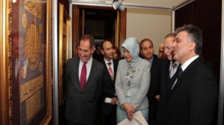 Cumhurbaşkanı G&uuml;l, Hilye-i Şerifeler sergisini ziyaret etti