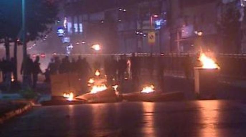 Ter&ouml;r yandaşları Dolapdere'de olay &ccedil;ıkardı