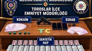 Mersin’de uyuşturucu operasyonu! 4 tutuklama