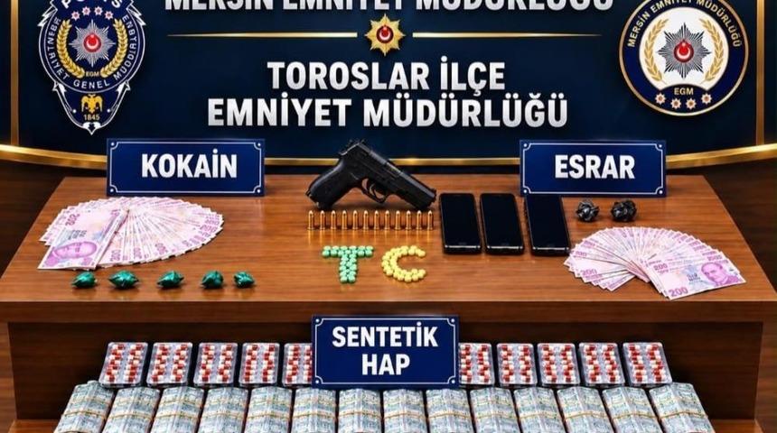 Mersin'de torbacı operasyonu: 4 tutuklama