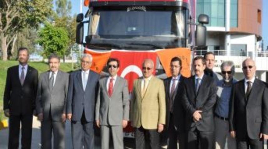 Organize sanayi b&ouml;lgesinden depremzedelere yardım