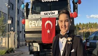 Şehit &ccedil;ocuğu Ey&uuml;phan&rsquo;a TOMA&rsquo;lı d&uuml;ğ&uuml;n konvoyu
