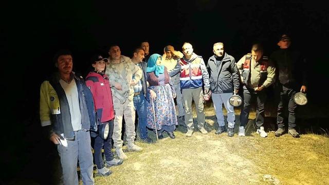 3 gündür kayıptı! Yaşlı kadın drone ile bulundu