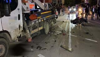 Bursa'da motosiklet ile sepetli vin&ccedil; &ccedil;arpıştı: 1 &ouml;l&uuml;, 1 ağır yaralı