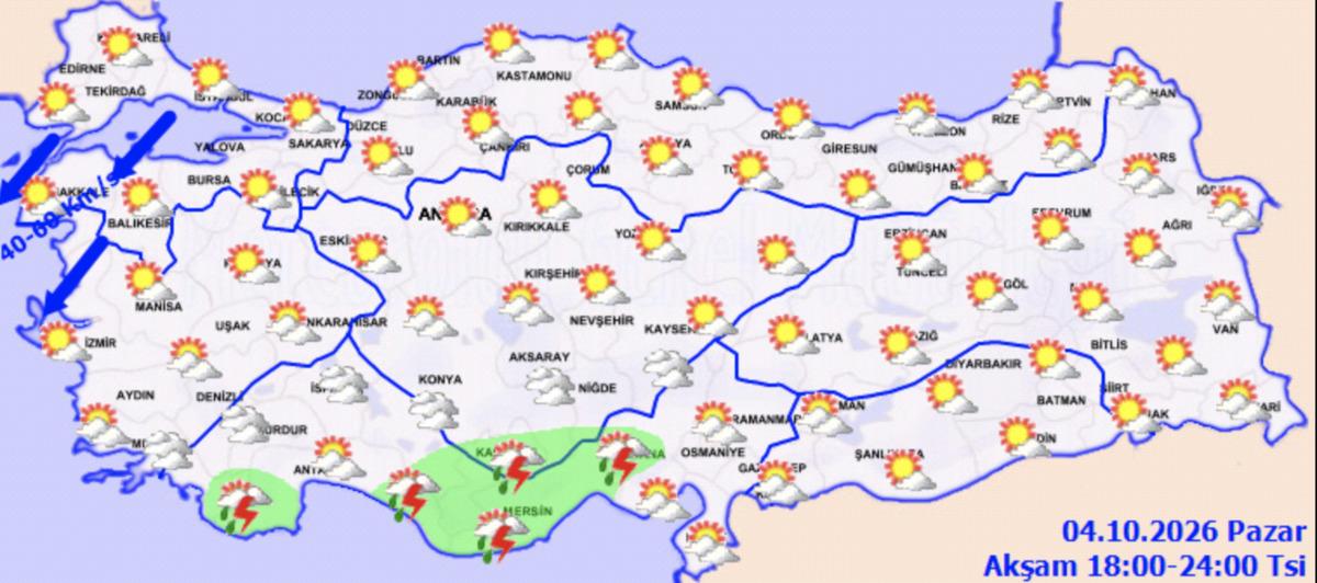 Meteoroloji peş peşe uyardı: Bu b&ouml;lgelerde yaşayanlar dikkat! Sağanak ve fırtına alarmı 6