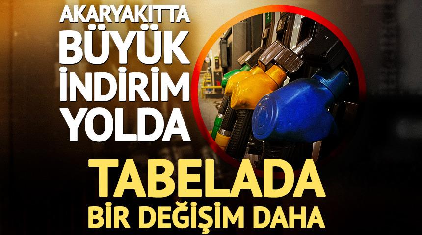 Motorin indirimi yolda: Tabela değişiyor!
