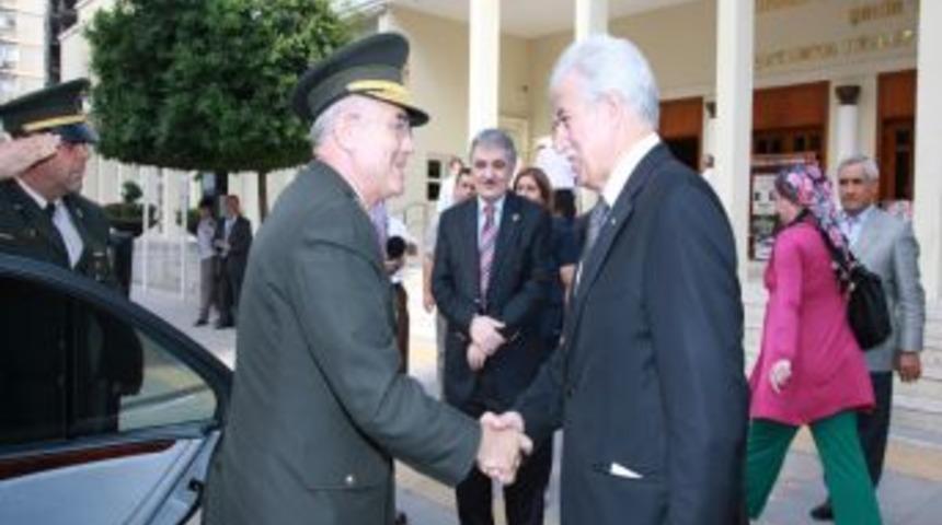 6. Kolordu Komutanı Bostancı’dan Aldırmaz’a ziyaret