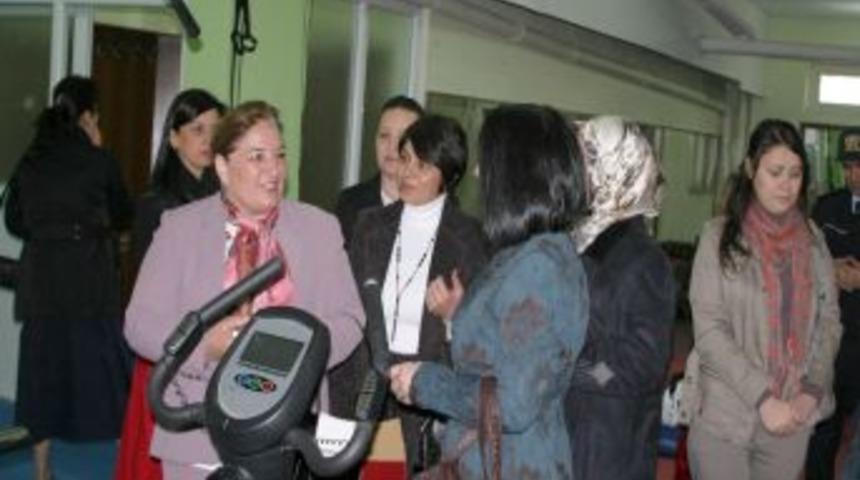 Emniyet mensupları i&ccedil;in kondisyon salonu a&ccedil;ıldı