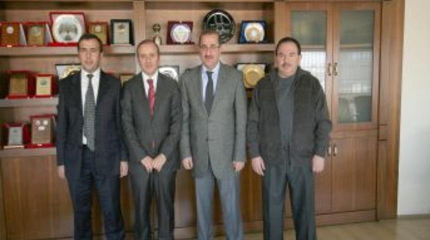 Erzurum K&ouml;ylerini Kalkındırma Derneği'den Başkan K&uuml;&ccedil;&uuml;kler'e ziyaret