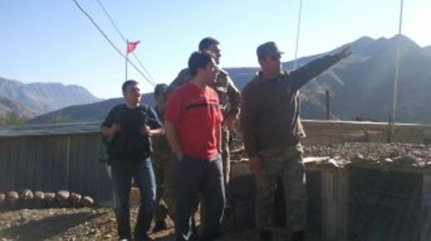 Sason Kaymakamı, jandarma karakolları ve korucu noktalarını denetledi