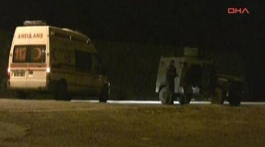 Polise hain pusu; 1 yaralı