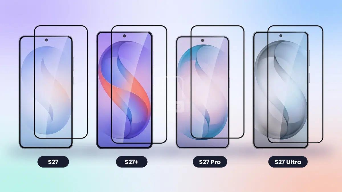 Galaxy S27 serisinin ekran koruyucu görselleri ortaya çıktı: Pro modelinin boyutu dikkat çekiyor 1