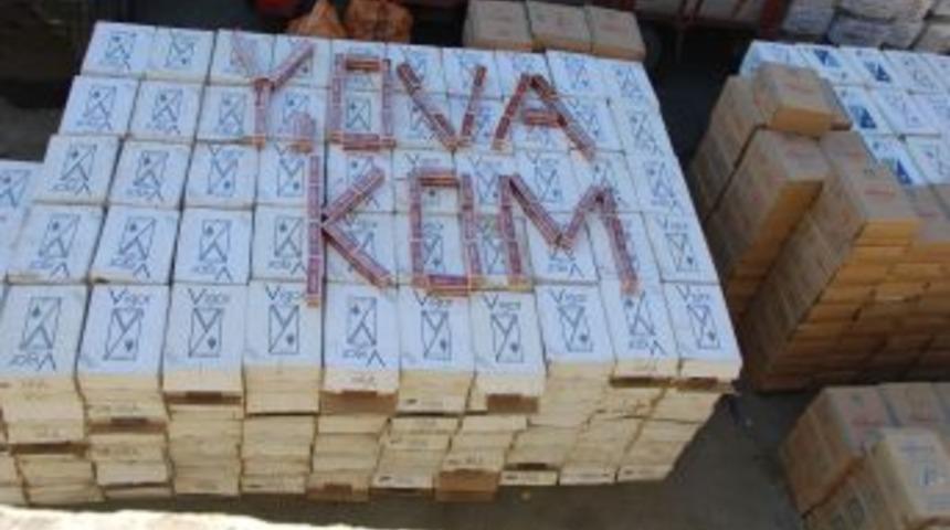 Y&uuml;ksekova'da bir milyon dolarlık ka&ccedil;ak &ccedil;ay ve sigara ele ge&ccedil;irildi