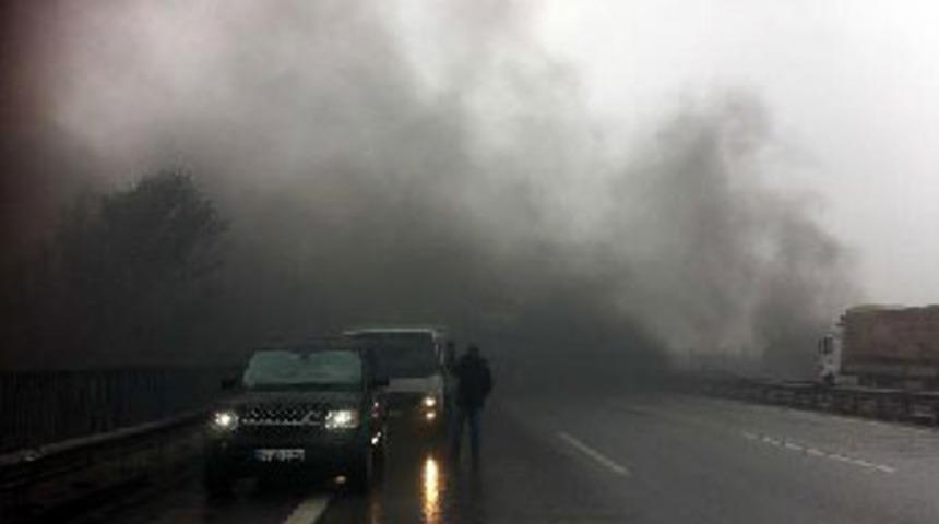 TEM'de kara duman ter&ouml;r&uuml;