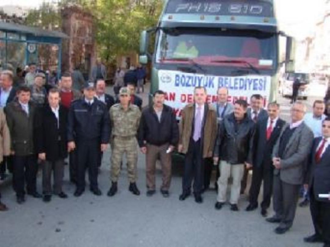 Bozüyük'ten Van'a yardım