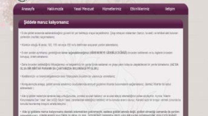 Belediyenin sığınma merkezinden şiddet g&ouml;ren kadınlara tavsiyeler