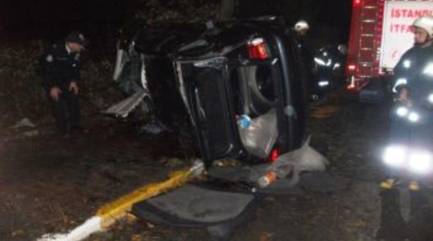 Kaygan zeminde aşırı hız yaptı, &ouml;l&uuml;mden d&ouml;nd&uuml;