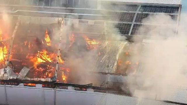 Bursa'da korkutan yangın! 30 itfaiye ve su tankeri müdahale etti