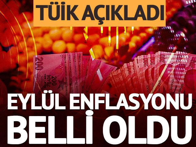 T&Uuml;İK Eyl&uuml;l enflasyonunu a&ccedil;ıkladı: Beklenen veri belli oldu