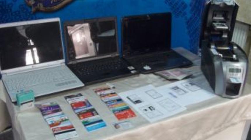 Kredi kartı dolandırıcılarına operasyon