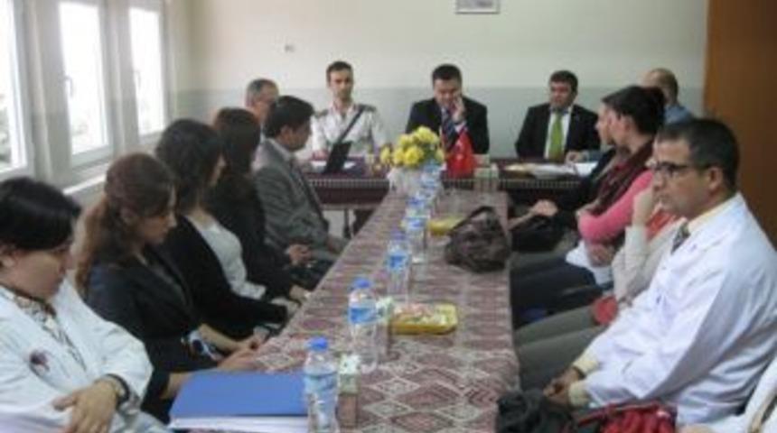 Saruhanlı Kaymakamı Otcu, B&uuml;y&uuml;kbelen'i ziyaret etti