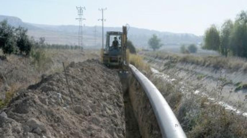 Pamukkale i&ccedil;me suyu hattı yenilendi