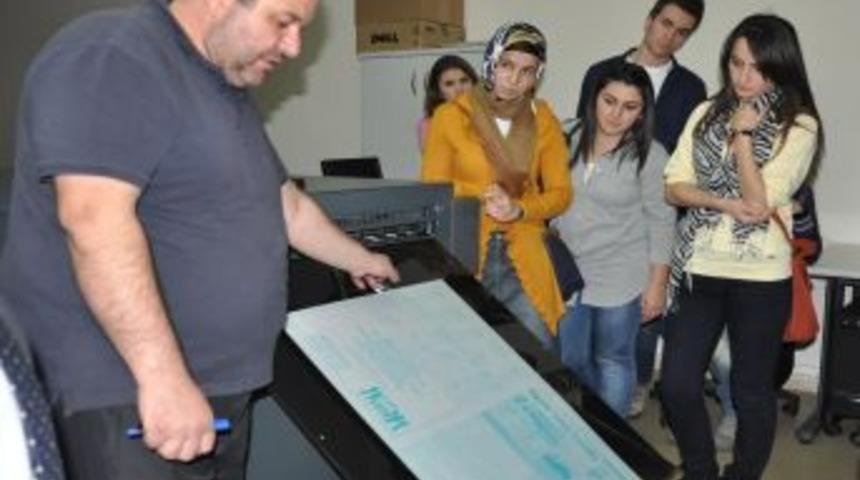 KASİF&rsquo;in gazeteci kursiyerlerden teknik gezi