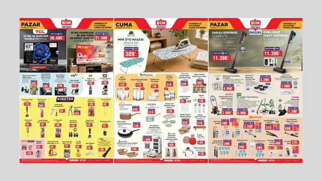 BİM'e Philips dikey süpürge geliyor! 9-11 Ekim 2026 BİM Aktüel Kataloğu
