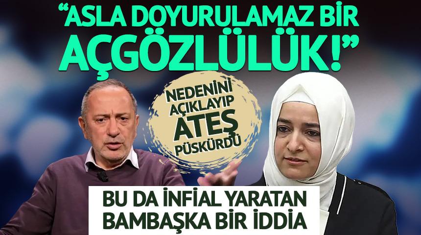 "Bu asla doyurulamayacak bir a&ccedil;g&ouml;zl&uuml;l&uuml;k"