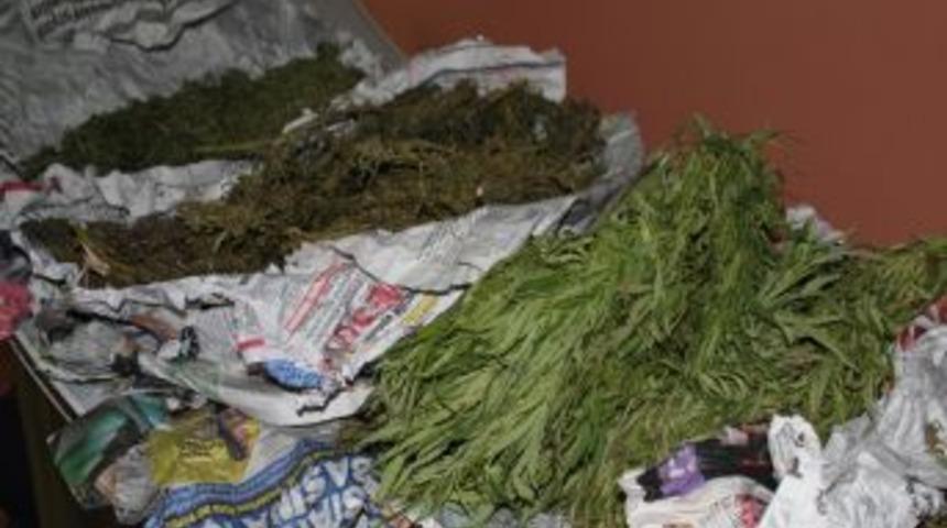 Erzurum-Erzincan karayolunda 2 kilo 788 gram esrar ele ge&ccedil;irildi