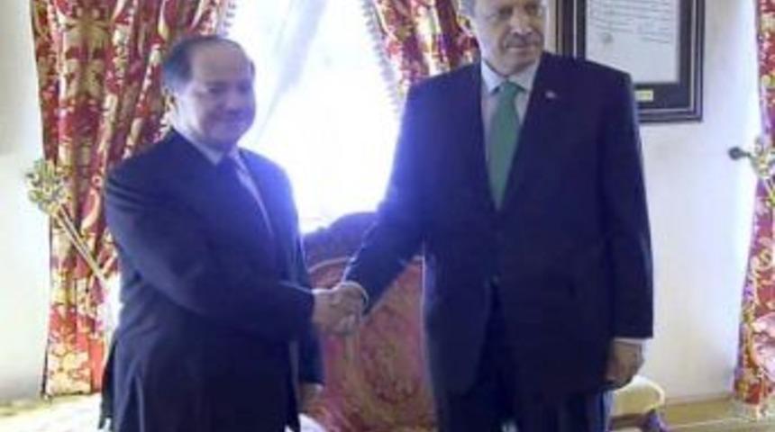 Başbakan Erdoğan, Barzani ile g&ouml;r&uuml;ş&uuml;yor