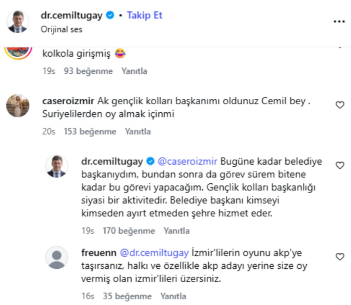 Cemil Tugay dan Instagram da yoğun mesai: Yorum yağmuruna tek tek yanıt verdi 4