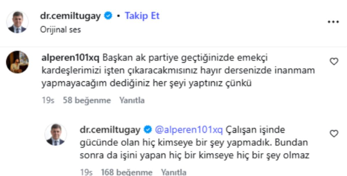 Cemil Tugay dan Instagram da yoğun mesai: Yorum yağmuruna tek tek yanıt verdi 5