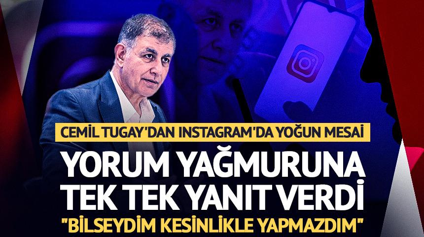 Cemil Tugay'dan Instagram'da yoğun mesai