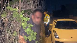 Lüks aracını bırakıp çalılıklara kaçan sürücü uyuyakaldı: Horladım mı